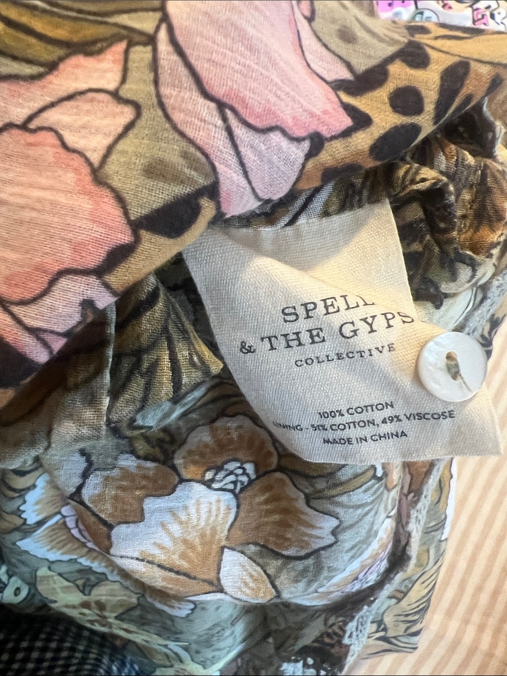 Spell & The Gypsy Jungle Midi Dress, SM - Picture 5 of 7
